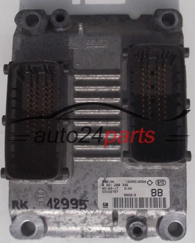 CENTRALINA DO MOTORE OPEL 0261208396 GM 55558787 BB