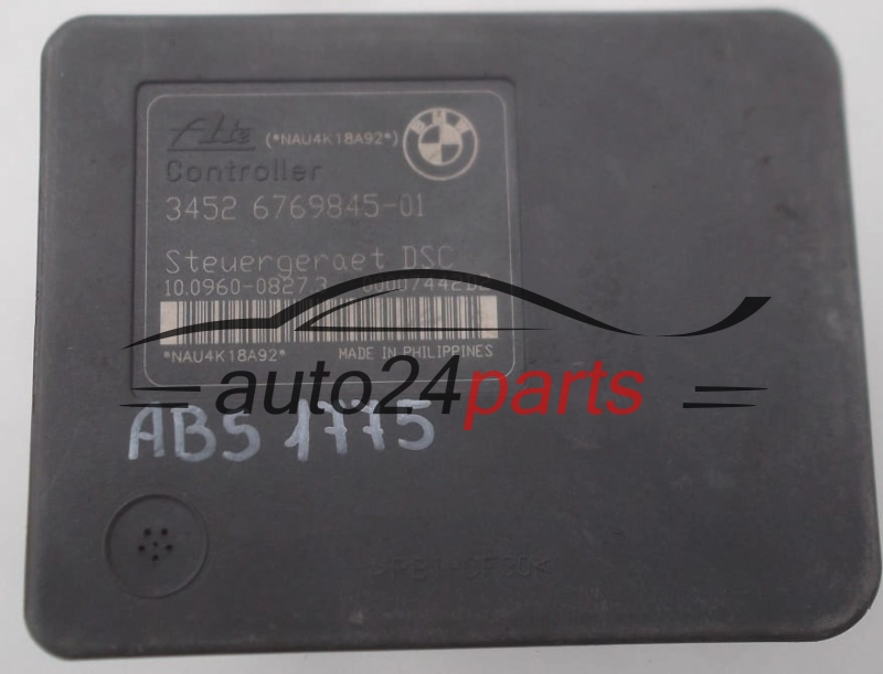POMPE HYDRAULIQUE ET CALCULATEUR d'ABS BMW E87 E90 3451-6769844-01,  ATE 10.0206-0178.4