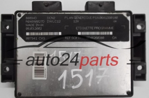 ECU ENGINE CONTROLLER PEUGEOT 206 1.9 LUCAS R04080027D, PSA 9641390180, SOFT 9646260380, DCN2, DWLC12