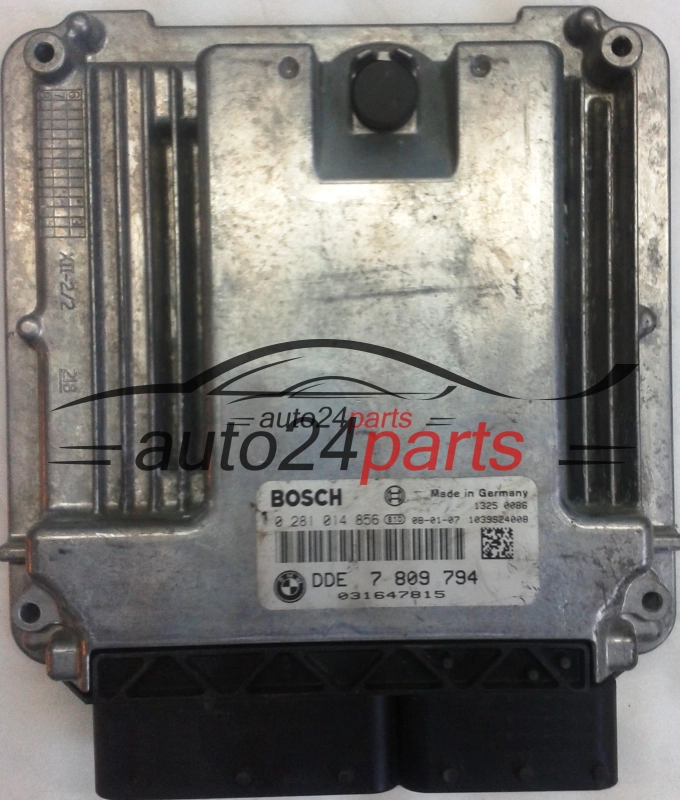 MOTORSTEUERGERÄT ECU STEUERGERÄT MINI COOPER 1.6 D BOSCH 0281014856, DDE 7809794, 1039S24008