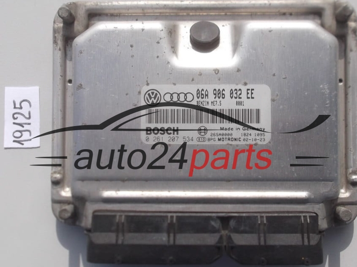 KOMPUTER STEROWNIK SILNIKA SEAT LEON 1.8 20V GTI TURBO 06A 906 032 EE, 06A906032EE, BOSCH 0 261 207 534, 0261207534, 26SA0000