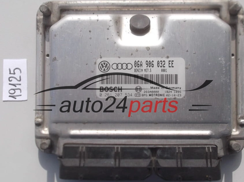KOMPUTER STEROWNIK SILNIKA SEAT LEON 1.8 20V GTI TURBO 06A 906 032 EE, 06A906032EE, BOSCH 0 261 207 534, 0261207534, 26SA0000