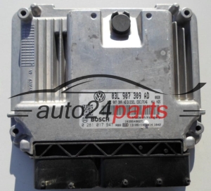 CENTRALINA DO MOTORE AUDI VOLKSWAGEN 2.0 DTI BOSCH 0 281 017 947, 0281017947, 03L 907 309 AD, 03L907309AD, EDC17C46 