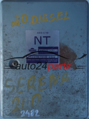 MOTORSTEUERGERÄT ECU STEUERGERÄT NISSAN SERENA 2.0 A93-C78 NT 237101C511, 23710 1C511, A93-C78 Y23