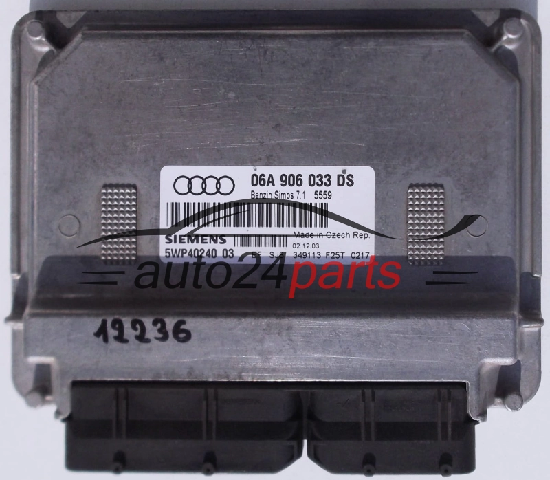 CALCULATEUR MOTEUR AUDI A3 SIEMENS 5WP40240 03,  06A 906 033 DS