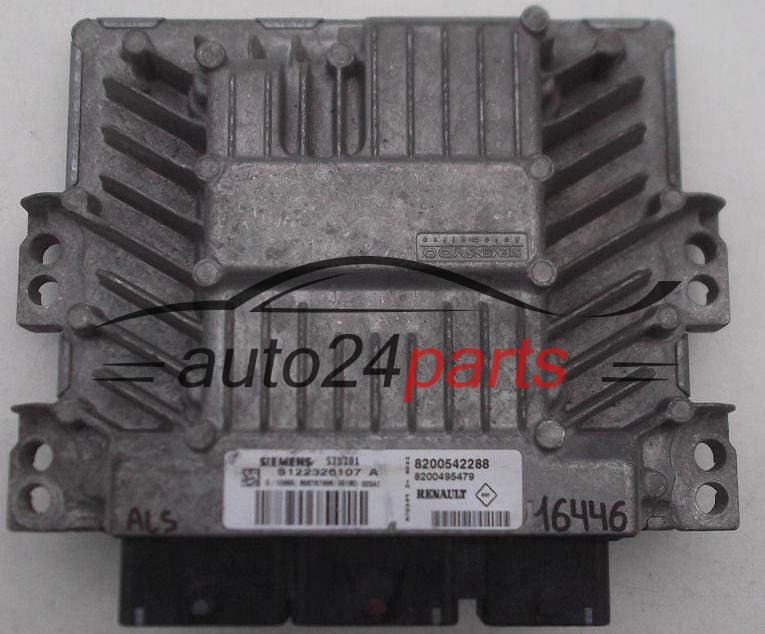 MOTORSTEUERGERÄT ECU STEUERGERAT RENAULT MEGANE 1.5 DCI SIEMENS S122326107 A, S122326107A, 8200542288
