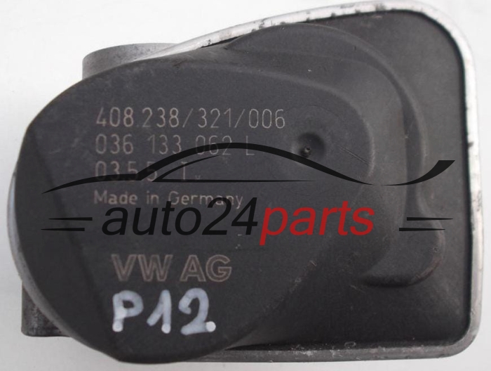 CUERPO DE MARIPOSA VOLKSWAGEN AUDI SEAT SKODA VDO 408-238-321-006, 408238321006, 036 133 062 L, 036133062L
