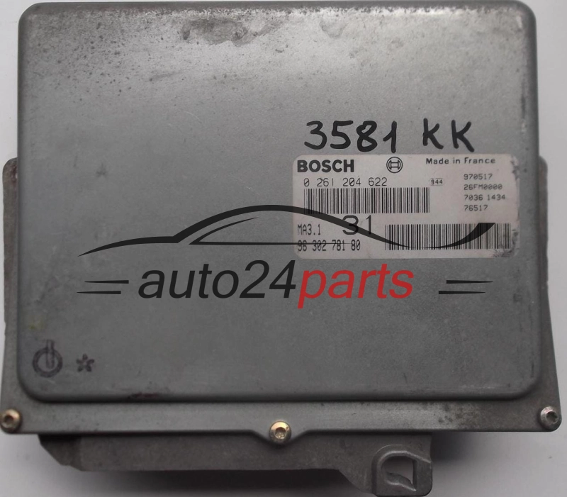 calculateur moteur pour citroen saxo 1.1