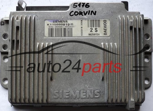 KOMPUTER STEROWNIK SILNIKA DEAWOO CHEVROLET MATIZ 0.8 K115000010 F G 96259124 2S -  5176, 5839, 7674, 7675, 8219