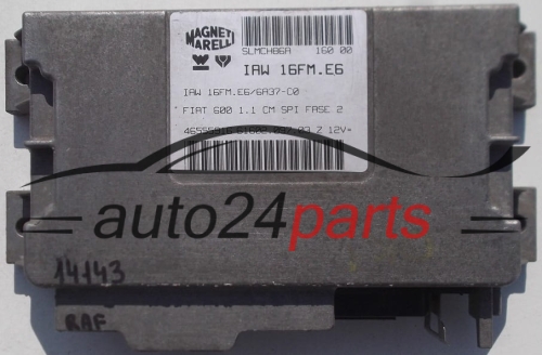 KOMPUTER STEROWNIK SILNIKA FIAT SEICENTO 1.1, MAGNETI MARELLI IAW 16FM.E6, IAW16FME6, 61602.097.03, 6160209703, 46555916
