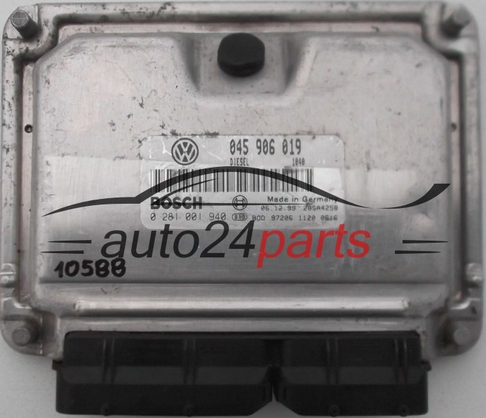 VW VOLKSWAGEN POLO 1.4 TDI 045 906 019, 045906019, 6N2 906 345 BS, 6N2906345, BOSCH 0 281 001 940, 0281001940