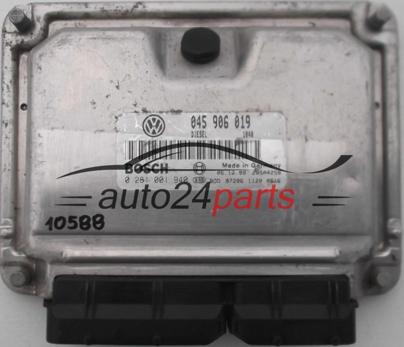 VW VOLKSWAGEN POLO 1.4 TDI 045 906 019, 045906019, 6N2 906 345 BS, 6N2906345, BOSCH 0 281 001 940, 0281001940