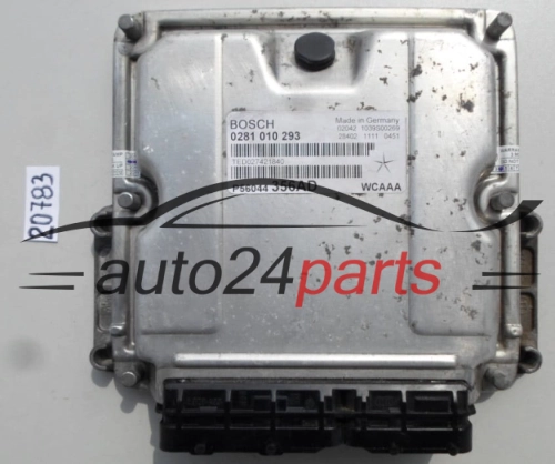 CENTRALINA DO MOTORE JEEP GRAND CHEROKEE 2.7 CRD BOSCH 0 281 010 293, 0281010293, P56044356AD