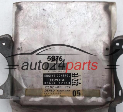 KOMPUTER STEROWNIK SILNIKA TOYOTA COROLLA 1.6 89666-12050, 8966612050, 3ZZ-FE -