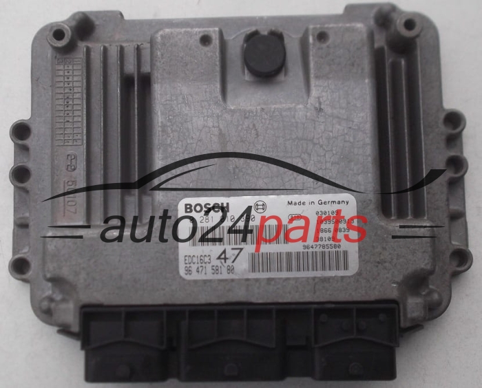 CENTRALINA MOTORE PEUGEOT 307 1.4 HDI BOSCH 0 281 010 390,  96 471 581 80