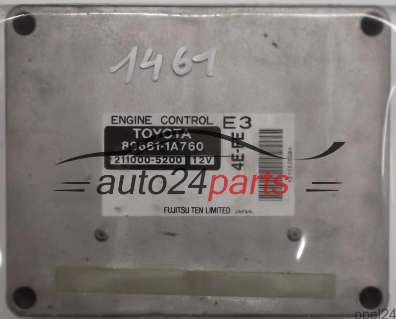 calculateur moteur pour toyota corolla 1.3 16v