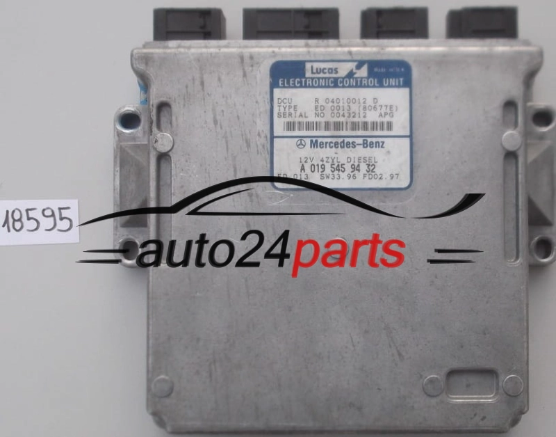 MERCEDES W202 C-KLASS C220 W210 E-KLASS E220 A0195459432, A 019 545 94 32, R 04010012 D R04010012D, ED 0013 (80677E)