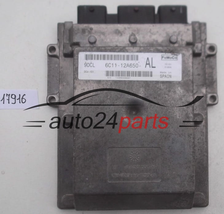 KOMPUTER STEROWNIK SILNIKA FORD 2.4 TDCI FoMoCo 6C11-12A650-AL,  9DCL
