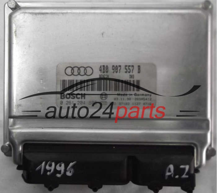 ECU ENGINE CONTROLLER AUDI A6 1.8T 1.8 TURBO 4B0907557B, 4B0 907 557 B, BOSCH 0261204806, 0 261 204 806 BENZIN D03 26SA5412