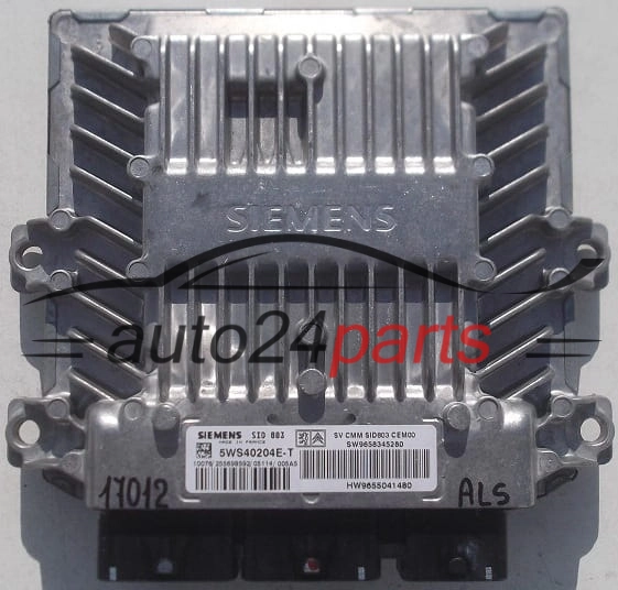 Μονάδα Ελέγχου Κινητήρα CITROEN PEUGEOT 2.0 SIEMENS 5WS40204E-T