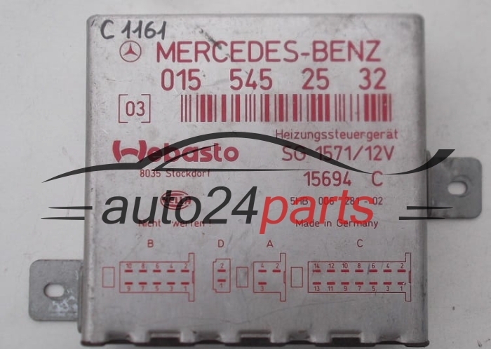 CONFORT MODULE  WEBASTO MERCEDES HELLA 5HB 006 281-02