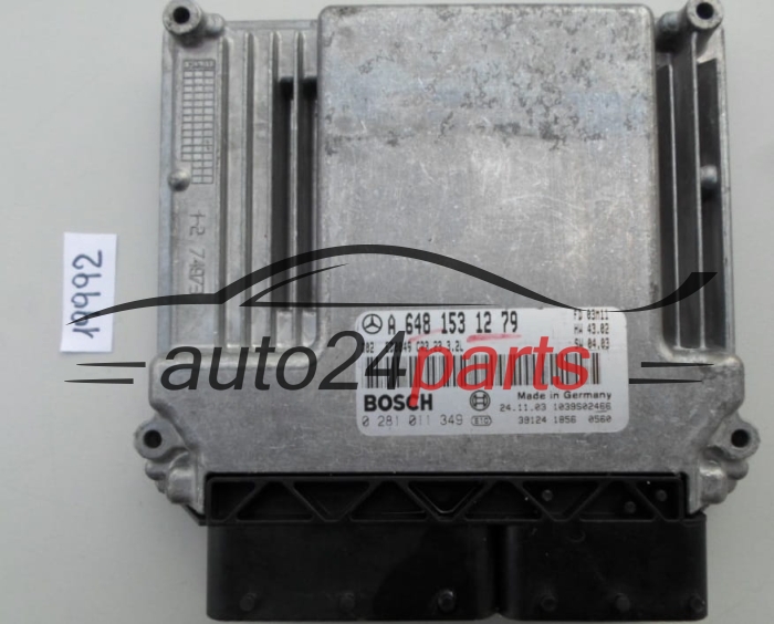 KOMPUTER STEROWNIK SILNIKA MERCEDES W211 320 CDI BOSCH 0 281 011 349, 0281011349, A 648 153 12 79, A6481531279, 6481531279, CR3.23