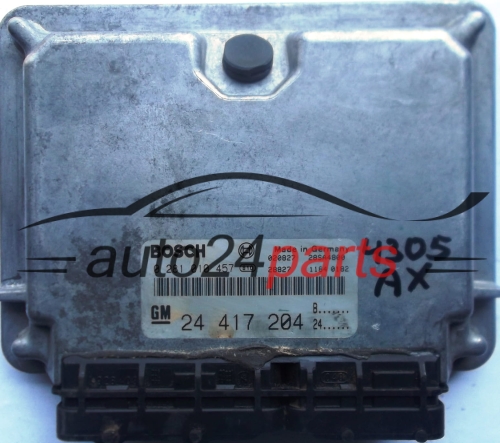 ECU CENTRALITA DE MOTOR OPEL CHEVROLET HOLDEN VAUXHALL VECTRA 2.2 DTI Y22DTH BOSCH 0281010457, 0 281 010 457, 24417204, 24 417 204