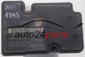 BOMBA HIDRAULICA Y CENTRALITA ABS VOLKSWAGEN CADDY 2K0 614 117 A, 2K0614117A, ATE 10.0207-0029.4, 10020700294, 2K0 907 379 A, 2K0907379A, ATE 10.0970-0317.3