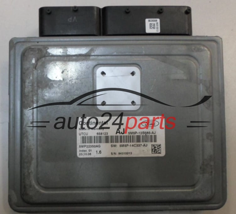 ECU CENTRALITA DE MOTOR  FORD 1.6 Continental 5WP22350AG, 5M5P-12B565-AJ,  5M5P-14C337-AJ