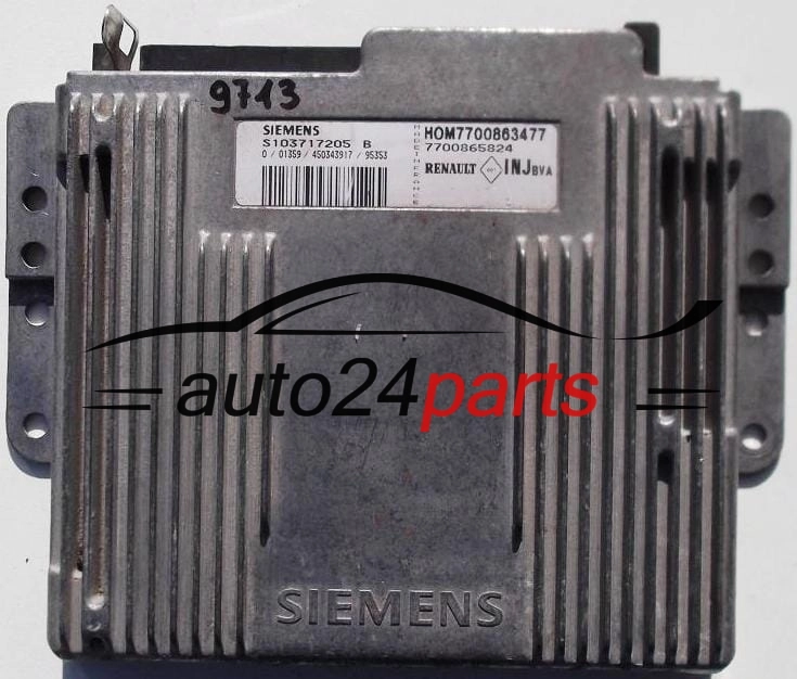 RENAULT LAGUNA 1.82.0, SIEMENS S103717205B, S103717205 B, HOM7700863477, 7700863477