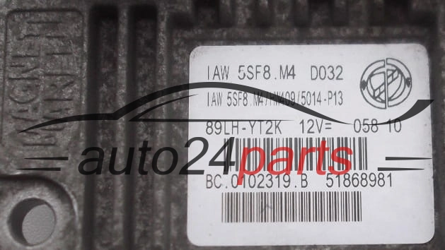 ECU CENTRALITA DE MOTOR FIAT PANDA FIAT 500 FORD KA MAGNETI MARELLI IAW 5SF8.M4