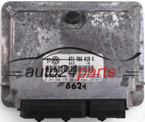 KOMPUTER STEROWNIK SILNIKA SEAT TOLEDO VW GOLF BORA 2,3 VR5 AGZ 071 906 018 K, 071906018K, BOSCH 0 261 206 175, 0261206175 -   