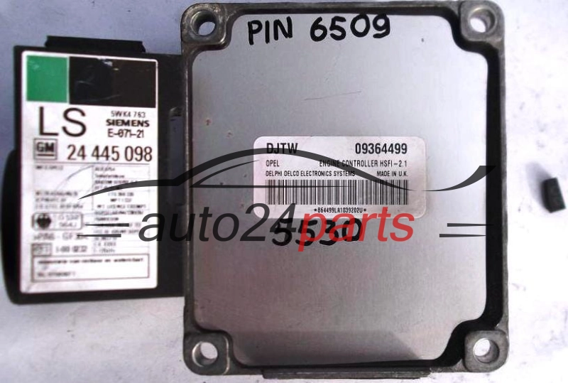 CENTRALINA MOTORE OPEL ASTRA CORSA ZAFIRA DELPHI DELCO 09364499 DJTW, 09364499DJTW, HSFI-2.1