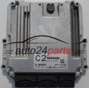 CALCULATEUR MOTEUR NISSAN QASHQAI 2.0 DCI BOSCH 0 281 017 185, 0281017185, 23710 BB47A, 23710BB47A 