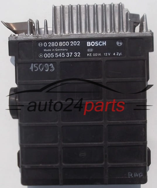 KOMPUTER STEROWNIK SILNIKA MERCEDES 190E BOSCH 0 280 800 202, 0280800202, 005 545 37 32, 0055453732
