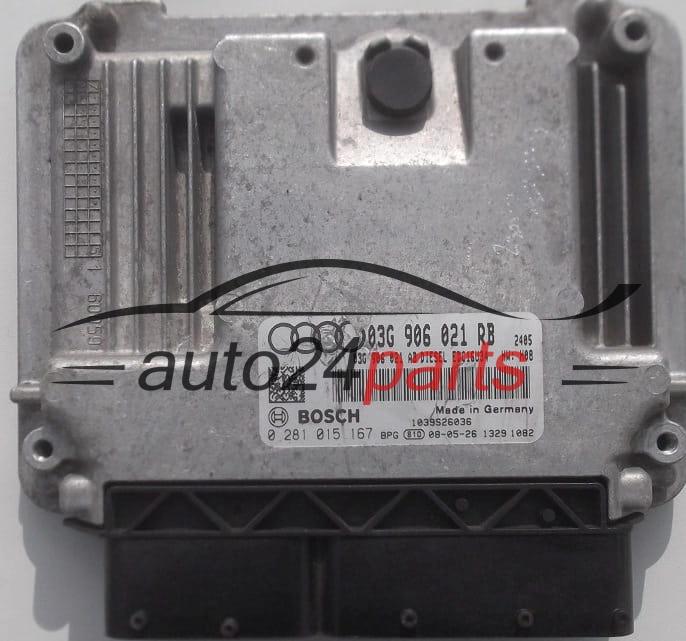 Μονάδα Ελέγχου Κινητήρα AUDI A3 1.9 TDI BOSCH 0281015167, 03G906021RB, 03G906021AB