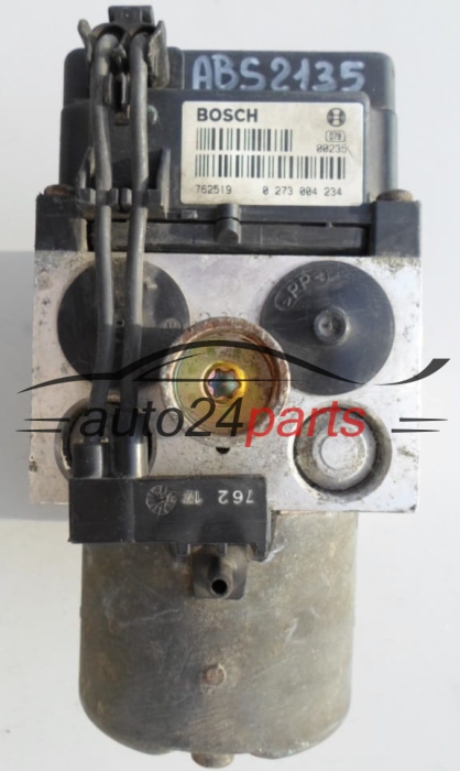 POMPE HYDRAULIQUE ET CALCULATEUR d'ABS RENAULT 2.5 BOSCH 0 265 216 487, 7700 416 533, 0 273 004 234