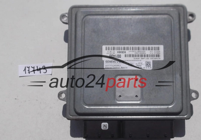 Μονάδα Ελέγχου Κινητήρα CHRYSLER DODGE CALIBER 2.0 SIEMENS VDO A2C53240963,  P04692101AE