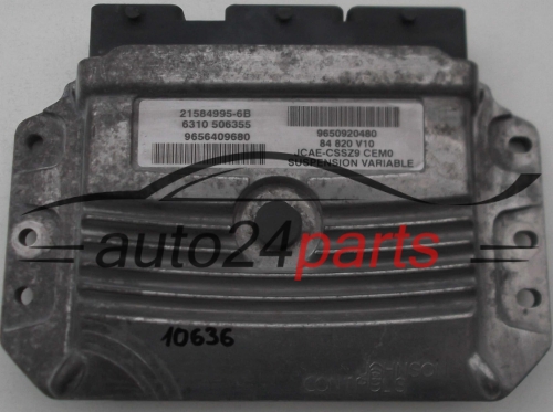 Ecu suspension control  PEUGEOT 607 Johnson Contrlos 21584995-6B,  9656409680