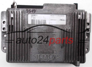 MOTORSTEUERGERÄT ECU STEUERGERÄT RENAULT SCENIC SIEMENS S113725201 B, S113725201B, HOM 7700868312, 7700106685 