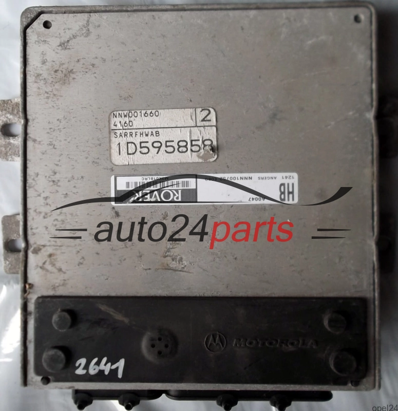 ECU ENGINE CONTROLLER ROVER 25 45 MG ZR 1.4 NNN100752 A0047 HB NNW001660 4160