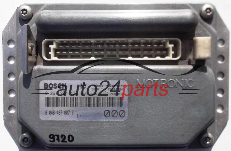 KOMPUTER STEROWNIK SILNIKA LANCIA DELTA, Y, FIAT BRAVO 1.4, BOSCH 0 261 204 428, 0261204428, 0 046 467 007 0, 00464670070