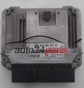 KOMPUTER STEROWNIK SILNIKA VW VOLKSWAGEN GOLF 2.0 BOSCH 0 281 013 235, 0281013235, 03G 906 021 KS, 03G906021KS - 10896