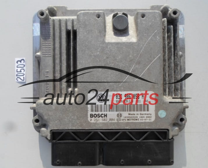 KOMPUTER STEROWNIK SILNIKA VW VOLKSWAGEN GOLF 1.4 FSI 03C 906 056 H, 03C906056H, BOSCH 0 261 S02 004, 0261S02004