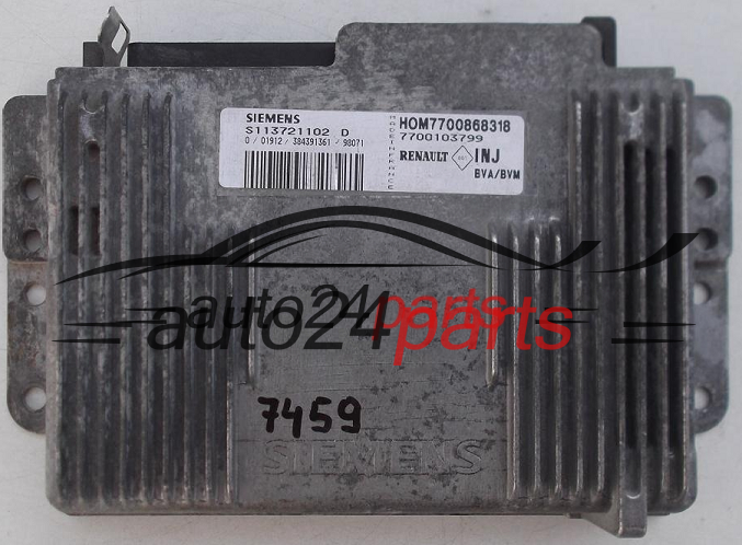 ΜΟΝΑΔΑ ΕΛΕΓΧΟΥ ΚΙΝΗΤΗΡΑ RENAULT SAFRANE 2.0 S113721102, HOM7700868318,  7700103799