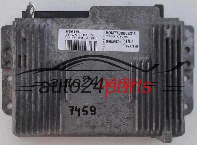 ΜΟΝΑΔΑ ΕΛΕΓΧΟΥ ΚΙΝΗΤΗΡΑ RENAULT SAFRANE 2.0 S113721102, HOM7700868318,  7700103799