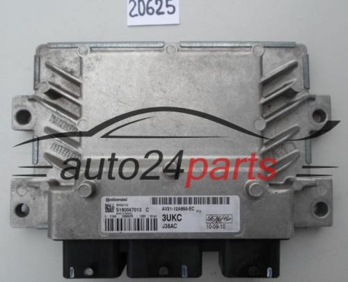 ECU ENGINE CONTROLLER FORD FIESTA 1.6 TDCI AV21-12A650-EC, AV2112A650EC, S180047013C