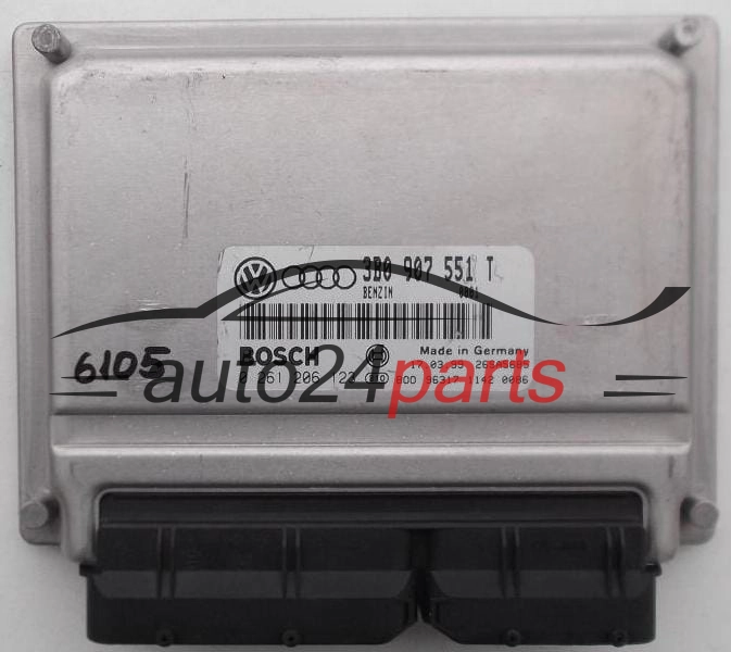 KOMPUTER STEROWNIK SILNIKA AUDI A4 A6 2.8 AQD BOSCH 0 261 206 123, 0261206123, 3B0 907 551 T, 3B0907551T