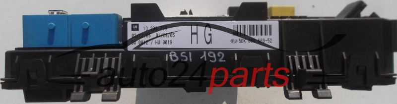 Scatola dei fusibili relè fusibile scatola BSI OPEL ASTRA H GM 13 206 759 HG