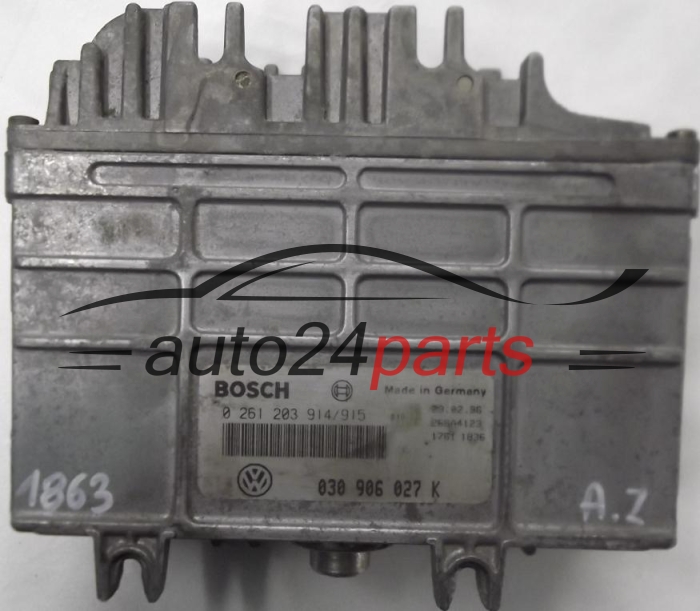 KOMPUTER STEROWNIK SILNIKA VW POLO BOSCH 0261203914, 0261203915, 030 906 027 K